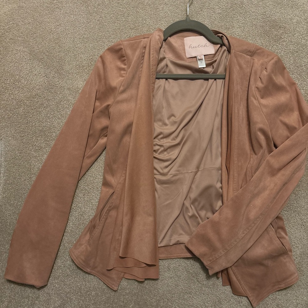 Anthropologie light pink blush Jacket